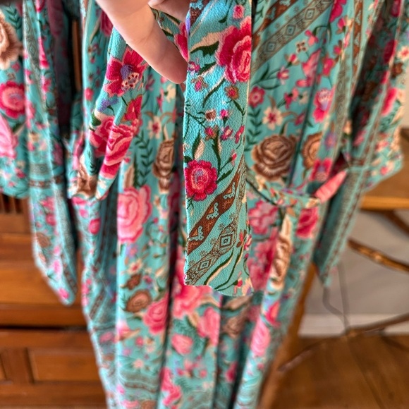 Spell and the Gypsy Collective Babushka Maxi Kimono Robe S/M - Picture 14 of 16